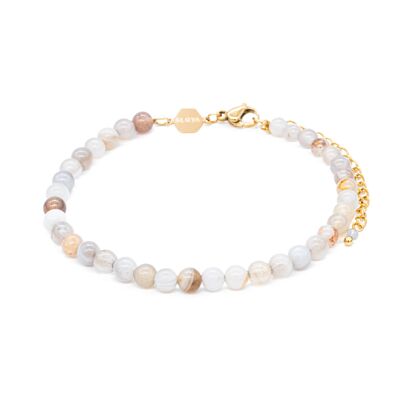 Bracciale Serena in pietre di Agata del Botswana
