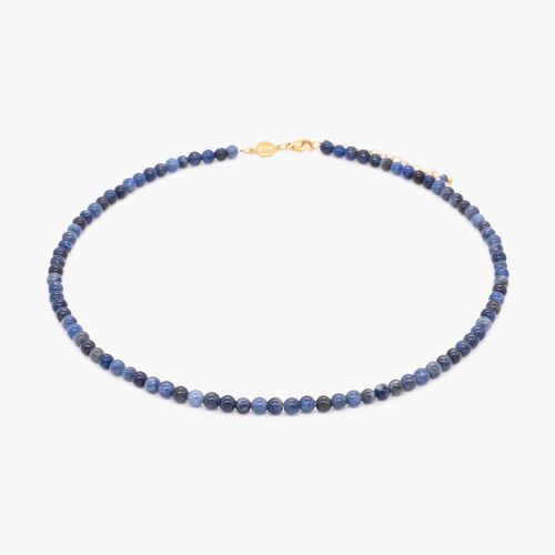 Collier Serena en pierres Sodalite