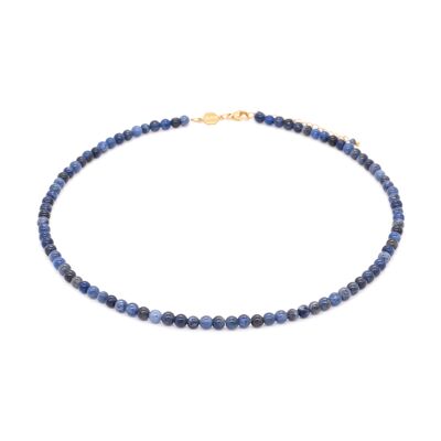 Collar Serena en piedras Sodalita