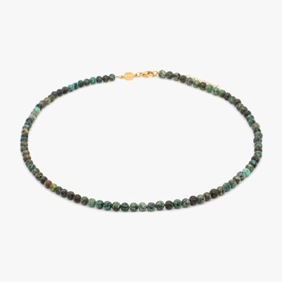 Serena necklace in African Turquoise stones