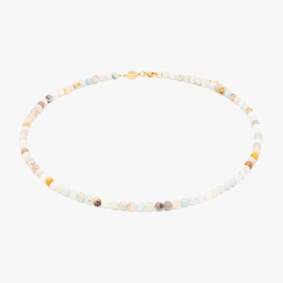 Serena necklace in Amazonite stones