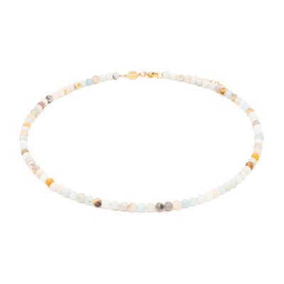 Collar Serena en piedras amazonitas