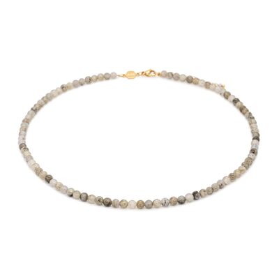 Collar Serena en piedras labradoritas