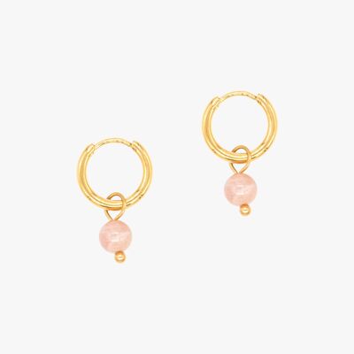 Serena Creole earrings in Sun Stones