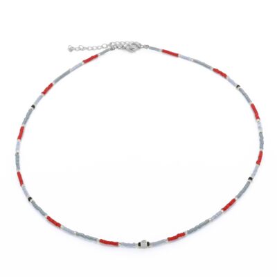 CO88 Halskette gemischte Miyuki-Perlen ips 40+5cm