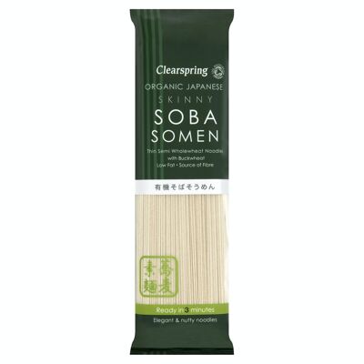 Thin organic soba somen noodles 200g - FR-BIO-09