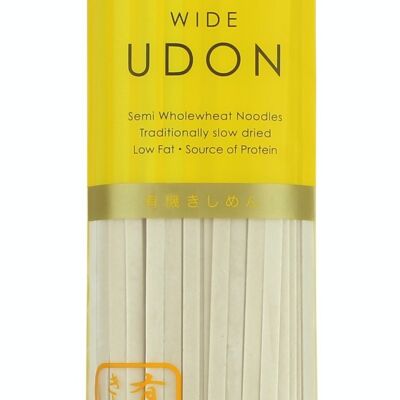 Organic wide udon noodles 200g - FR-BIO-09