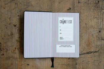 Carnet Notebook A5 Crème -  128 pages lignées 4
