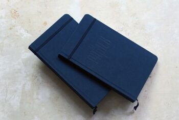 Carnet Notebook A5 Bleu Nuit -  128 pages lignées 3