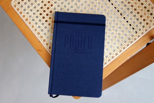 Carnet Notebook A5 Bleu Nuit -  128 pages lignées