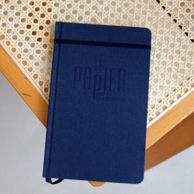Carnet Notebook A5 Bleu Nuit -  128 pages lignées