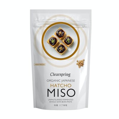 Hatcho Miso 100% soja orgánica - bolsa blanda (sin pasteurizar) 300g - FR-BIO-09