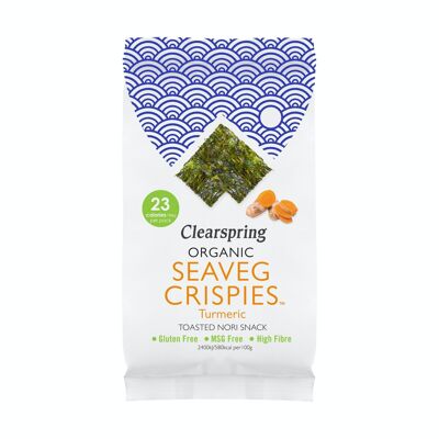 Organic seaweed chips - turmeric 4g - FR-BIO-09