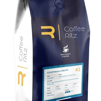 Kaffeebohnen, Spezialität, handwerklich hergestellt „GUATEMALA CHERRY“ 1kg/Fairtrade, Café engrains de spécialité/Équitable