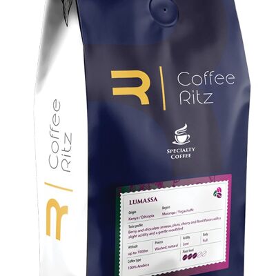 Artisanal Specialty coffee beans "Lumassa" 1kg/Fairtrade, Café en grains de spécialité/ Équitable