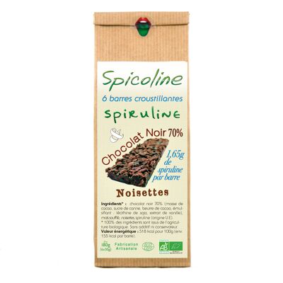 Spicoline - Barras de chocolate amargo