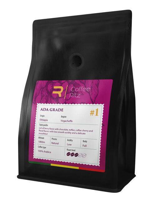 Coffee beans, Specialty, Artisanal "Ada Grade" 250gr/Fairtrade, Café en grains de spécialité/ Équitable