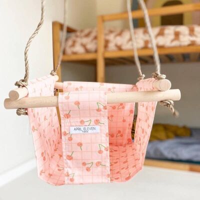 Cherry print swing