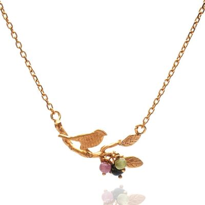 Bird on Branch Necklace