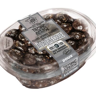 Greek black olives from Morocco with Pce herbs