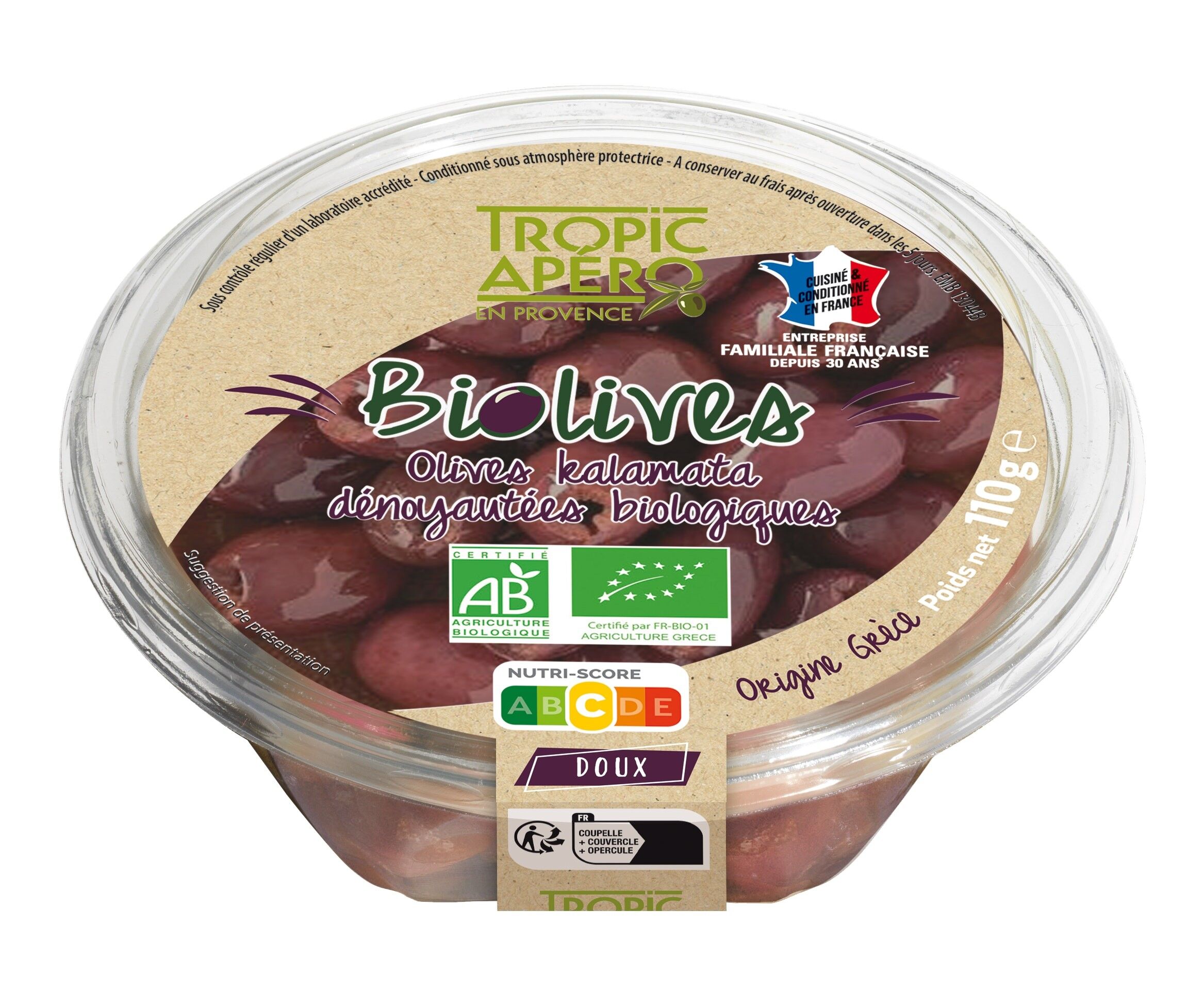 BIOLIVES - Pitted Kalamata olives