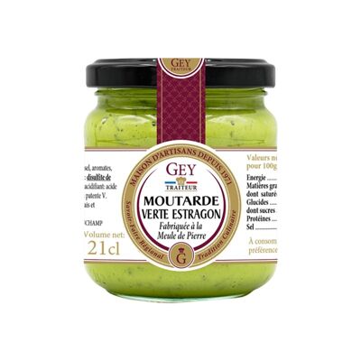 Tarragon Green Mustard - Raoul Gey Traiteur - 21cl