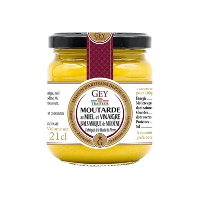Mustard Honey Vinaig.Balsam - Raoul Gey Traiteur - 21cl