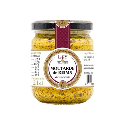 Old Reims Mustard - Raoul Gey Traiteur - 21cl