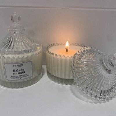 SCENTED CANDLE WALKING IN THE BOBONNIERE FOREST 70 G OF 100% VEGETABLE SOYA WAX