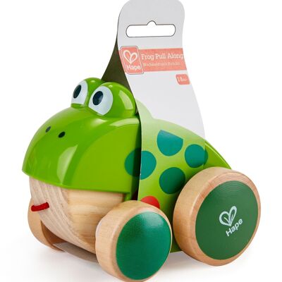 Hape Wooden Toy Pull Along Frog