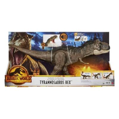 Jurassic World Dinosaure Tyrannosaurus Rex, Morsure extrême - HDY56