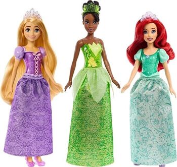 Princesses Disney - pack de 3 poupées (Ariel, Tiana, Raiponce) - HLW45 2