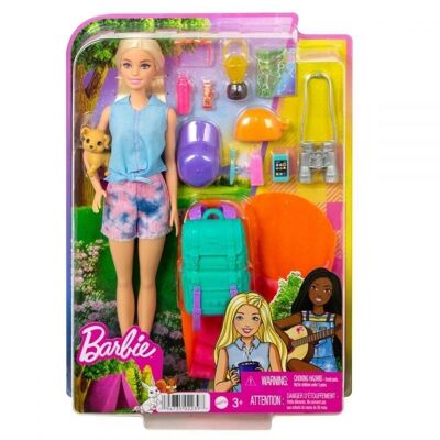 Barbie - Coffret Barbie Malibu Vive le Camping" - HDF73