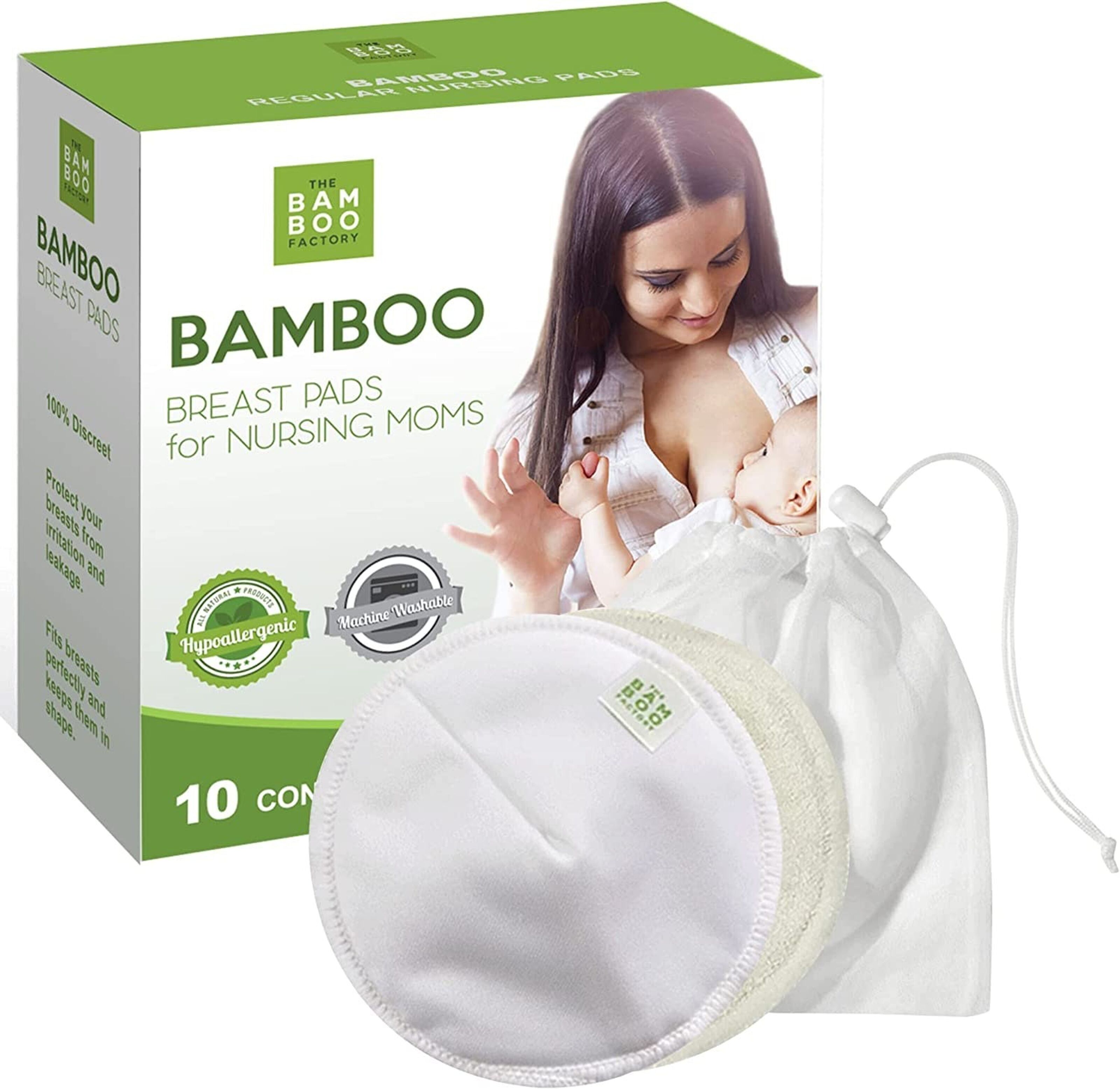 Organic Bamboo Plain Nursing Breast Pads Breastfeeding Nipple Pads