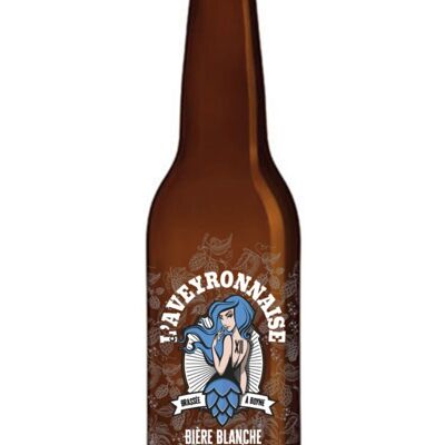 Organic craft beer L’Aveyronnaise white – 33cl