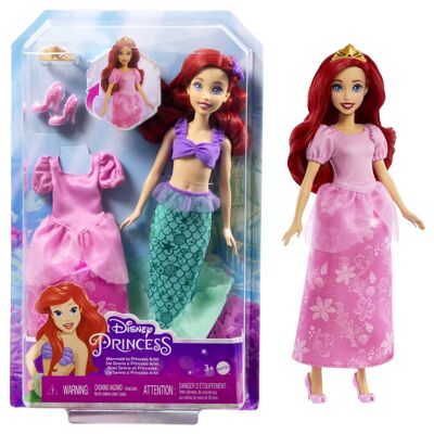 DISNEY PRINCESS - Ariel Mermaid 2 in 1 - box - HMG49
