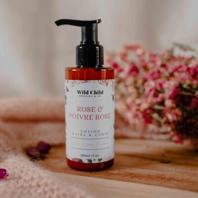 ROSE & PINK PEPPER - Lotion für Körper und Hände