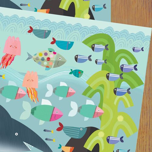 WP112 Underwater Gift Wrapping Paper
