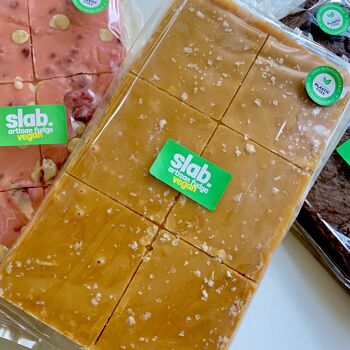 Bloc de fudge végétalien en dalle de 900 g 1