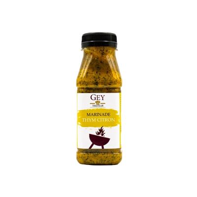 Lemon Thyme Marinade Bottle - Raoul Gey Traiteur - 230g
