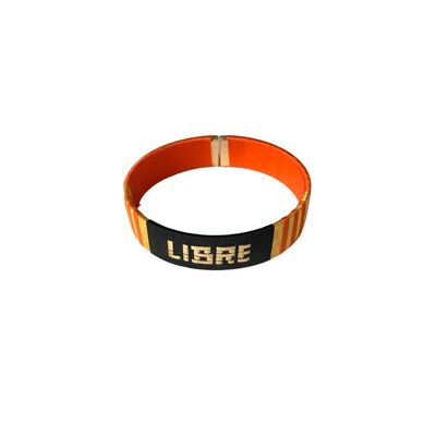 Brazalete Patchi "Free" Naranja