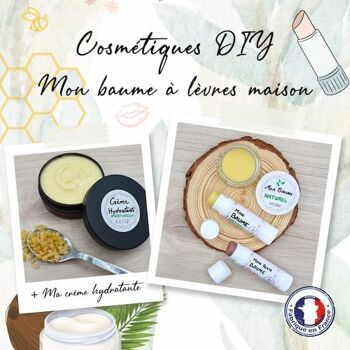 Kit Cosmétiques DIY : Mon baume à lèvres maison