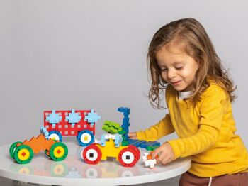 Make&GO! Mini véhicules - 29 Pcs - jeu de construction enfant - PLUS PLUS 4