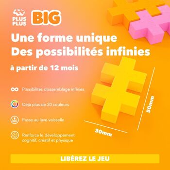 Make&GO! Mini véhicules - 29 Pcs - jeu de construction enfant - PLUS PLUS 6