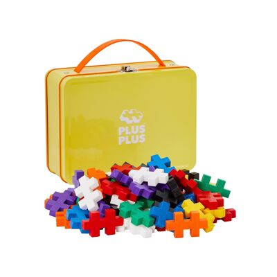 BIG Koffer mit 70 Teilen - Konstruktionsspiel für Kinder - PLUS PLUS