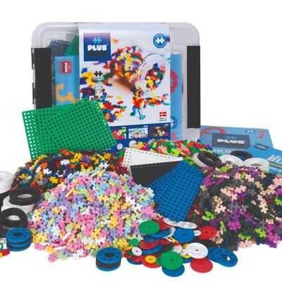 Discovery box - 4000 Pcs - children's construction game - PLUS PLUS