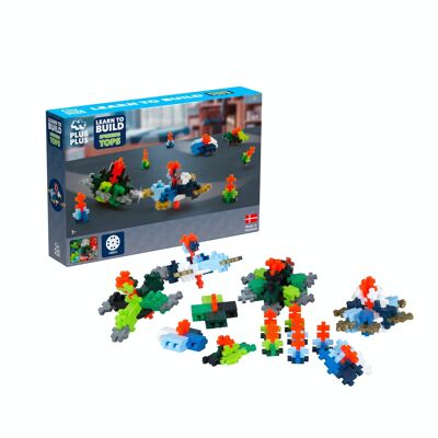GEHEN! Super-Kreisel 240 Teile - Kinder-Konstruktionsspiel - PLUS PLUS