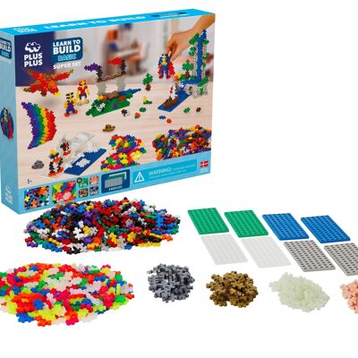 Mega discovery kit of 1200 pieces - children's construction game - PLUS PLUS