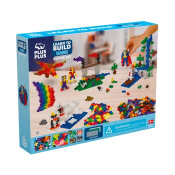 Méga kit découverte de 1200 pièces - jeu de construction enfant - PLUS PLUS 2