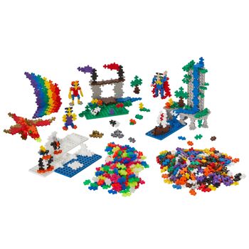 Méga kit découverte de 1200 pièces - jeu de construction enfant - PLUS PLUS 3
